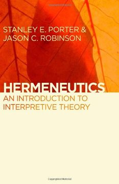portada Hermeneutics: An Introduction to Interpretive Theory (en Inglés)