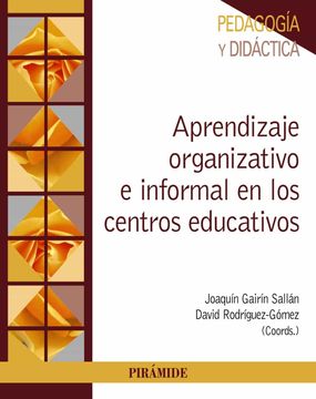 portada Aprendizaje Organizativo e Informal en los Centros Educativos