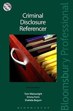 portada Criminal Disclosure Referencer (Criminal Practice Series)