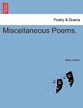 portada miscellaneous poems. (en Inglés)