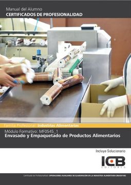 portada Manual Mf0545_1: Envasado Y Empaquetado De Productos Alimentarios