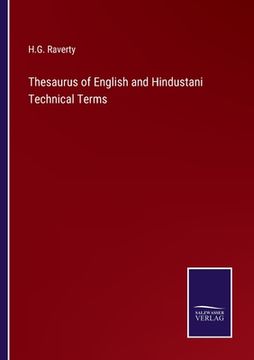 portada Thesaurus of English and Hindustani Technical Terms 