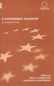 portada e-government in europe: re-booting the state (in English)