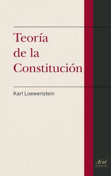portada Teoría de la Constitución - Karl Loewenstein - Libro Físico
