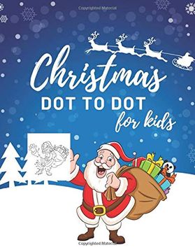 portada Christmas dot to dot Book for Kids: 50 fun Christmas Themed dot to dot Pictures for Ages 4-8 (in English)