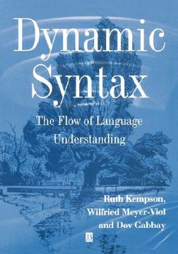 portada dynamic syntax: the flow of language understanding (en Inglés)