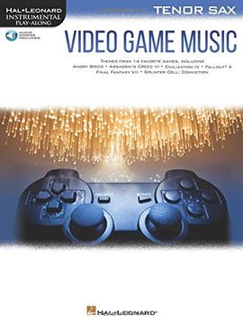 portada Video Game Music for Tenor Sax: Instrumental Play-Along Series (in English)
