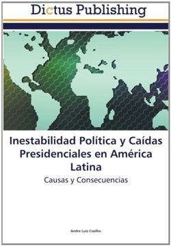 portada Inestabilidad Politica y Caidas Presidenciales En America Latina