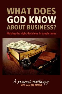portada what does god know about business? (en Inglés)