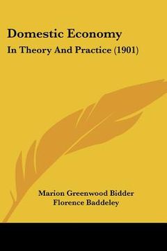 portada domestic economy: in theory and practice (1901) (in English)