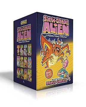 portada Sixth-Grade Alien Complete Cosmic Collection (Boxed Set): Sixth-Grade Alien; I Shrank My Teacher; Missing--One Brain!; Lunch Swap Disaster; Zombies of (en Inglés)