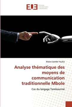 portada Analyse thématique des moyens de communication traditionnelle Mbole (en Francés)