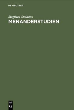 portada Menanderstudien (en Alemán)