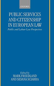 portada Public Services and Citizenship in European Law: Public and Labour law Perspectives (en Inglés)
