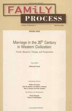 portada Marriage in the 20th Century in Western Civilization: Trends, Research, Therapy, and Perspectives Volume 41 Number 2
