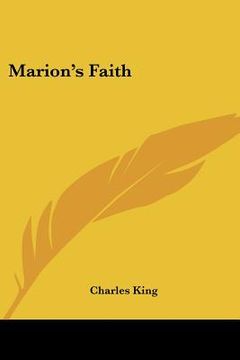 portada marion's faith (in English)