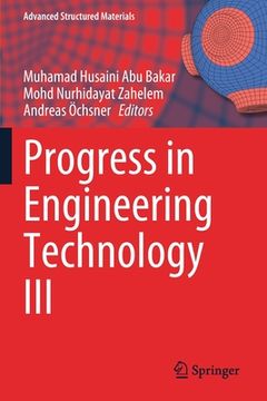 portada Progress in Engineering Technology III (en Inglés)