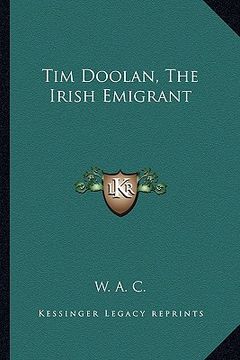 portada tim doolan, the irish emigrant (in English)