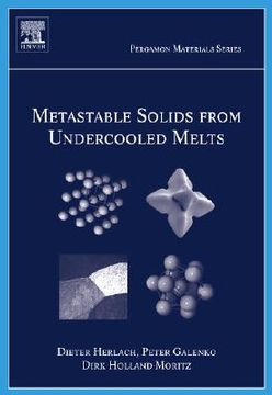 portada Metastable Solids from Undercooled Melts: Volume 10 (en Inglés)