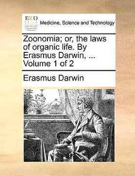 portada zoonomia; or, the laws of organic life. by erasmus darwin, ... volume 1 of 2