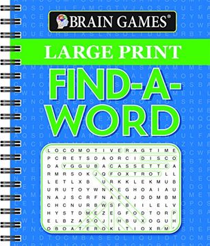 portada Brain Games® Large Print Find a Word (in English)