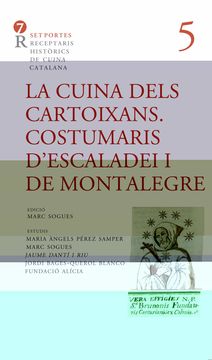 portada La Cuina Dels Cartoixans (in Catalan)