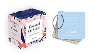 portada Essential oil Cards: The Everyone Edition (56 Full-Color Cards With Metal Ring-Hold) 