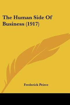 portada the human side of business (1917) (in English)