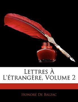 portada Lettres L'Trangre, Volume 2 (en Francés)