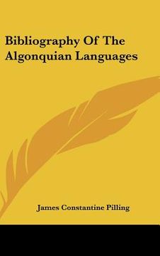 portada bibliography of the algonquian languages (in English)