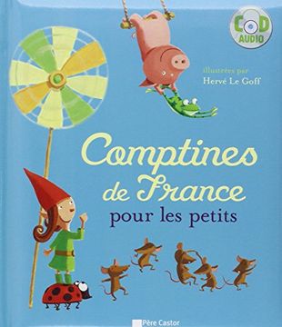 portada Comptines de France pour les petits (1CD audio) (Albums du Père Castor) (en Francés)