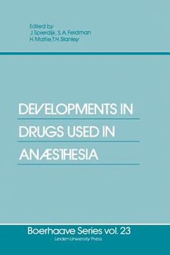 portada Developments in Drugs Used in Anaesthesia (in English)