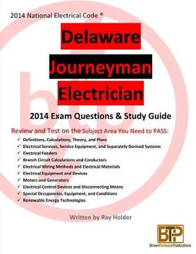portada Delaware 2014 Journeyman Electrician Study Guide (en Inglés)