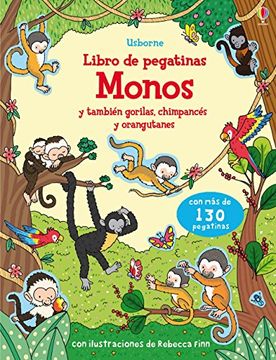 portada Monos y También Gorilas, Chimpancés y Orangutanes (in Spanish)