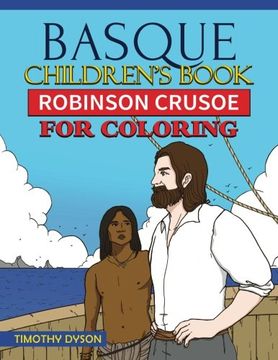 portada Basque Children's Book: Robinson Crusoe for Coloring