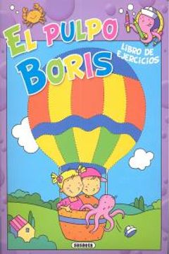 portada El pulpo Boris, libro de ejercicios (4 títulos)