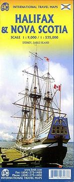 portada Halifax & Nova Scotia Travel Reference map 1: 9,000 (in English)