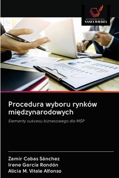portada Procedura wyboru rynków międzynarodowych (en Polaco)