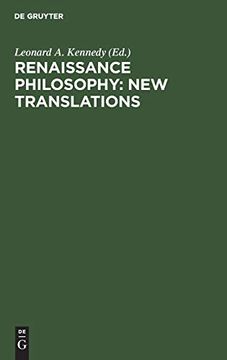 portada Renaissance Philosophy: New Translations (en Inglés)