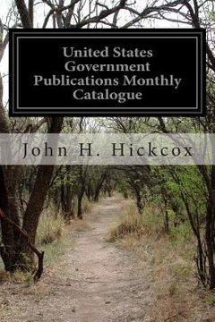 portada United States Government Publications Monthly Catalogue (en Inglés)
