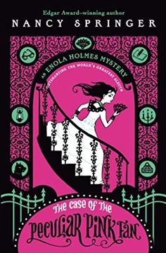 portada The Case of the Peculiar Pink Fan: An Enola Holmes Mystery (in English)