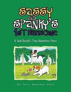portada sassy and spanky's 1st hurricane (en Inglés)