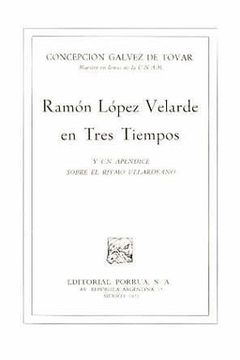 portada Ramon Lopez Velarde en Tres tiempos