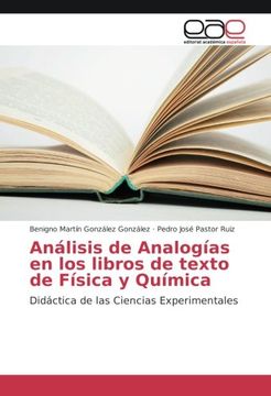 portada Análisis de Analogías en los libros de texto de Física y Química: Didáctica de las Ciencias Experimentales (Spanish Edition)