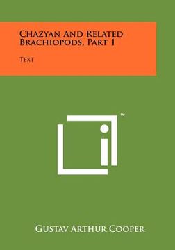 portada chazyan and related brachiopods, part 1: text (en Inglés)