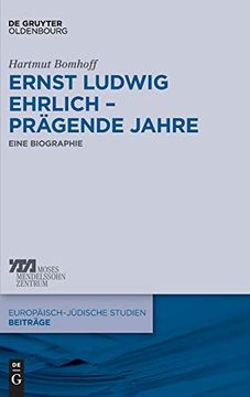 portada Ernst Ludwig Ehrlich - pr Gende Jahre (Europaisch-Judische Studien Beitrage) (en Alemán)