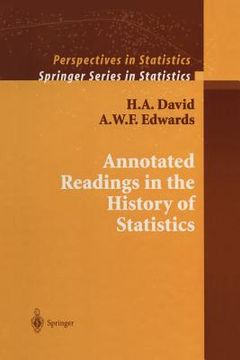 portada annotated readings in the history of statistics