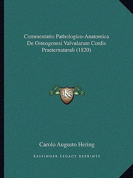 portada Commentatio Pathologico-Anatomica De Osteogenesi Valvularum Cordis Praeternaturali (1820) (in Latin)
