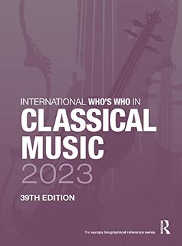 portada International Who's who in Classical Music 2023 (en Inglés)