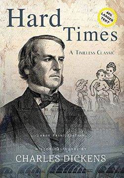 portada Hard Times (Annotated, Large Print) (Sastrugi Press Large Print Classics) (in English)